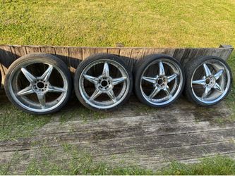 20” 5 lug universal wheels and tires