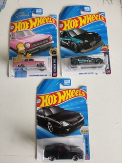 Hotwheels Civic Prelude Simpsons