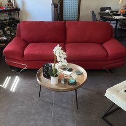 Red Couch Great Condition 