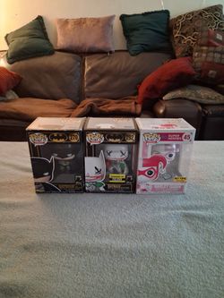 3 Batman Funko Pop! Figures