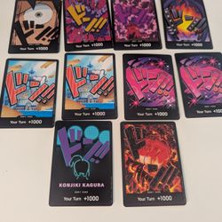 One piece don card lot 