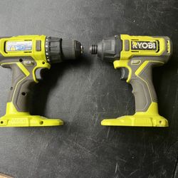 Ryobi Drill And Impact Driver