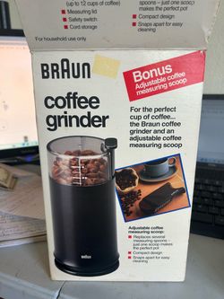 Braun coffee grinder