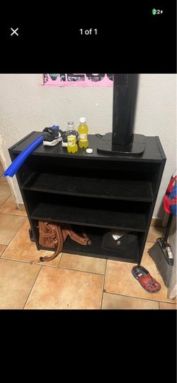 Black bookshelf