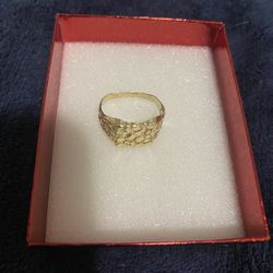 10kt Gold Nugget Ring