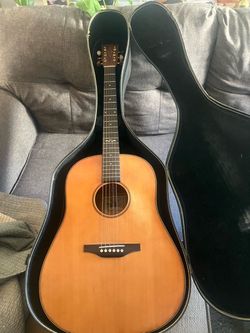 Vintage Alvarez 5063 Acoustic Guitar + Hard Shell Case