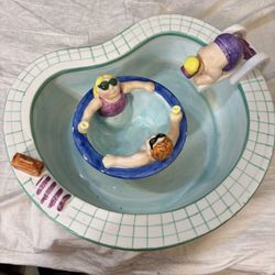 Lotus 1995 Chip and Salsa Take a Dip Bowl