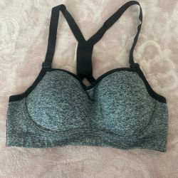 Black & Grey Sports Bra