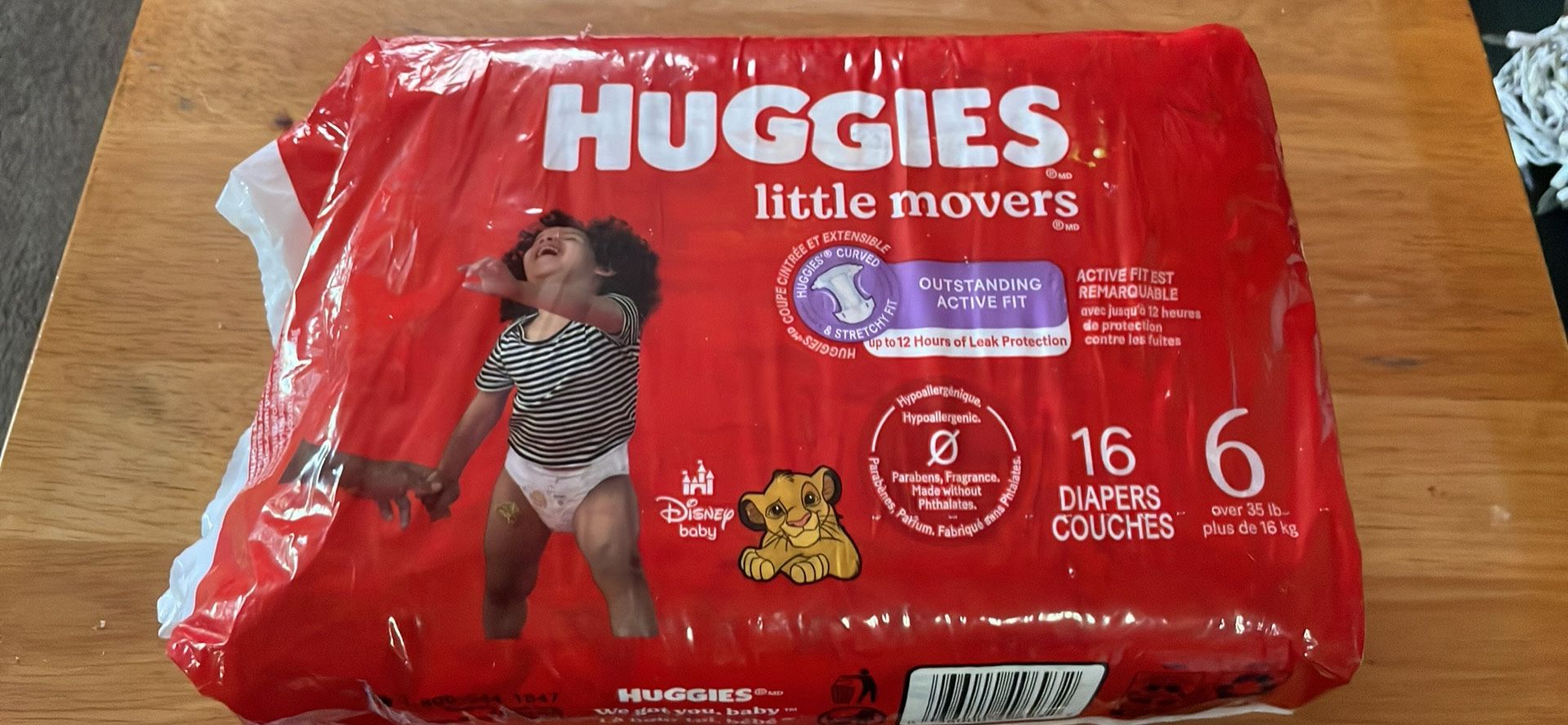 Huggies Diapers -Little Movers Size6