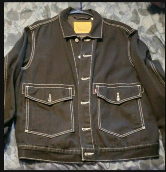 Levi's Black Jacket Large