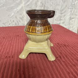 Vintage Pot Belly Stove Vase/Planter