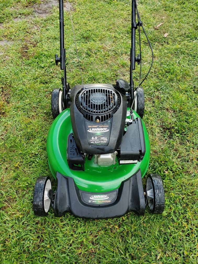 Lawnboy kohler self propelled lawnmower.