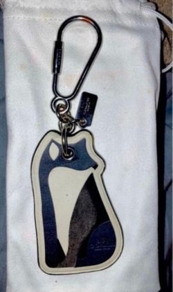 Coach Vintage Fox Keychain Bag Charm