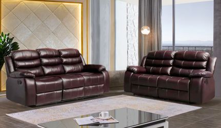 2 Pc Reclining Set Free Delivery 100 Day Payment Option 