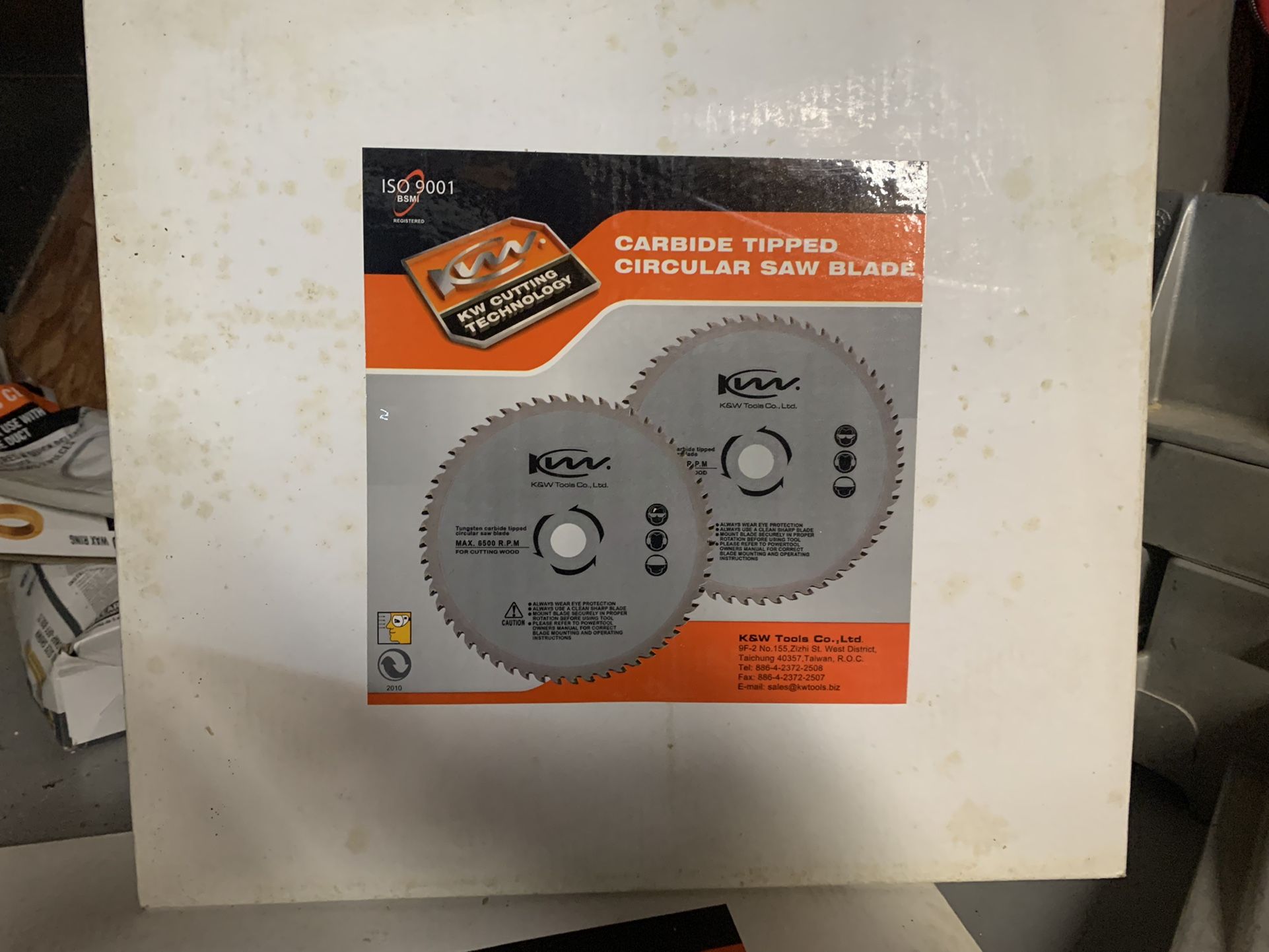 Kw  10” Table  Or Circular Saw Blades 