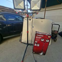 Husky 10,000 Lumen Twin Head LED Work Light