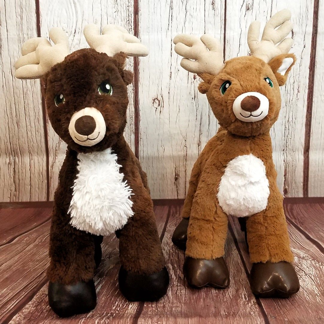 Build A Bear Christmas Reindeer Plush