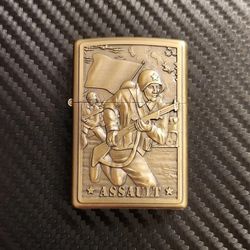 3D Carved Assault Soldier(Rush Strike Attack Invasion) Lighter, Windproof