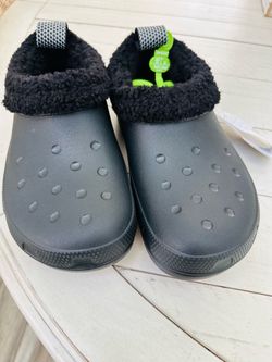 Crocs Classic Lined Clogs Black