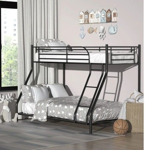 Twin Over Full Bunk Bed And Mattresses