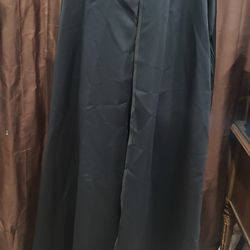 vintage gene roye long cape coat size: s