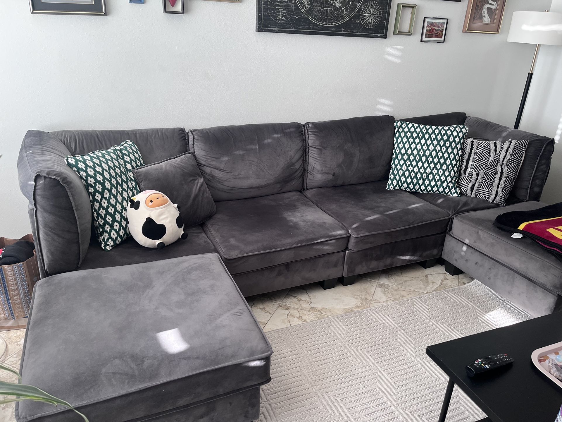 Grey Sectional Couch