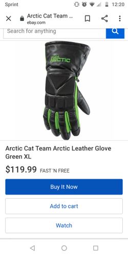 Arctic Cat Team Arctic Leather Gloves