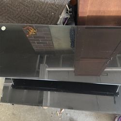 TV stand  multiple tiers.