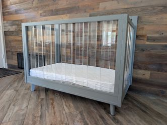 Sloan Acrylic Convertible Crib