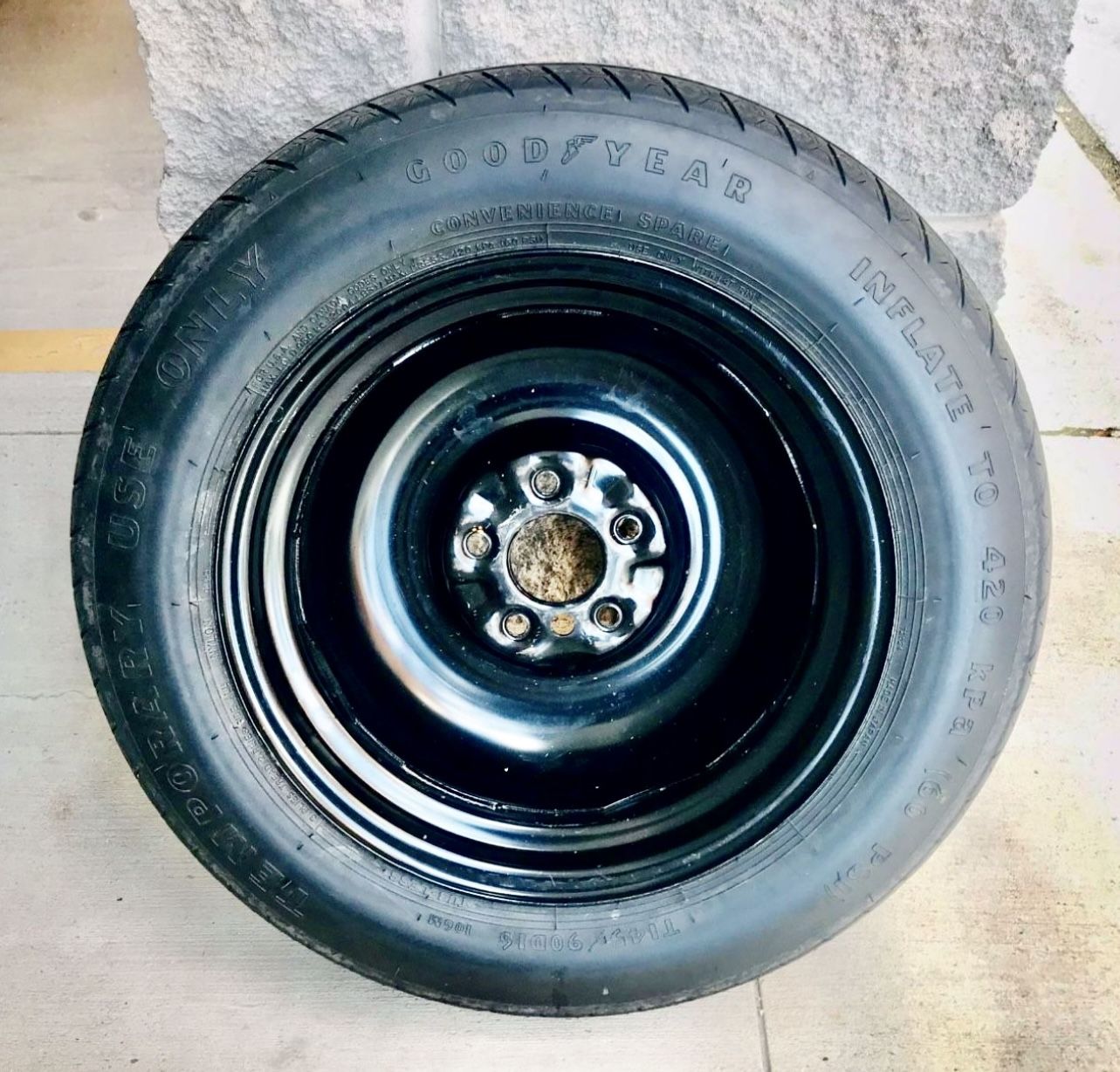 Brand New Best Quality Goodyear Spare Tire fits many Cars, Trucks, Mini-Vans, SUVs, Jeep, etc.