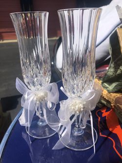 Crystal Wedding Wine glasses