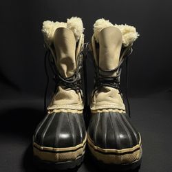 Steel Shank weather rite leather snow hunting boots