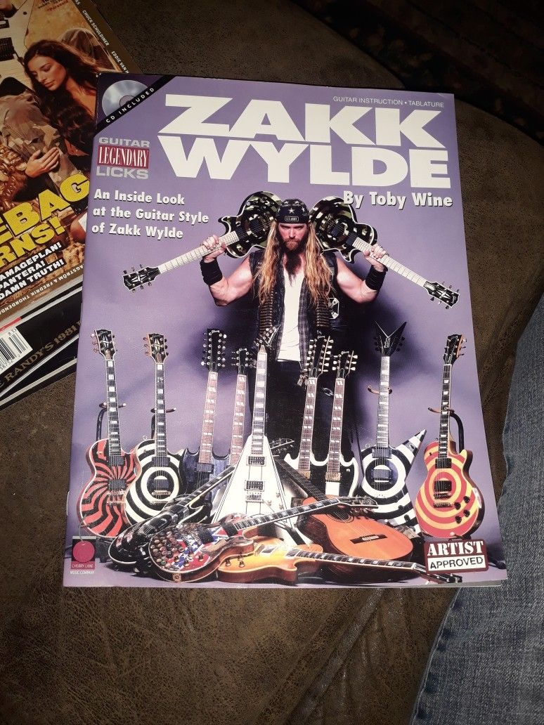 Zakk Wylde Guitar Instruction -Tablature