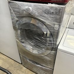 LG front Load Washing Machine Stainless Steel 
