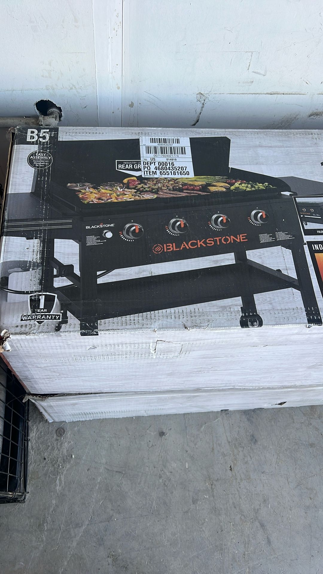Never Open 36 Inch Griddle With Hard Cover