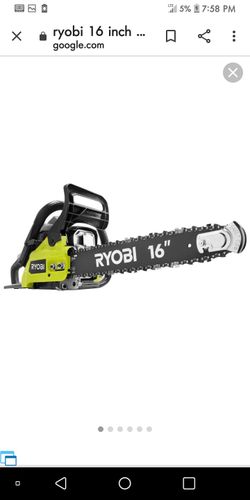 Brand new 16" Ryobi Chainsaw