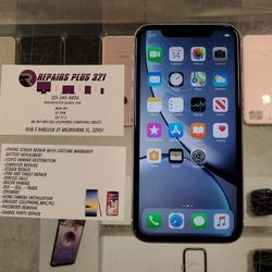 White iPhone XR 64gb AT&T Cricket Net10 Straight Talk