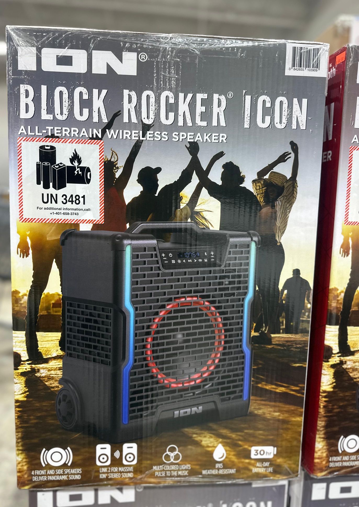 Ion Block Rocker Icon Wireless Bluetooth Speaker