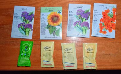 NEW Botanical Interests Seed Packets Lot of 4