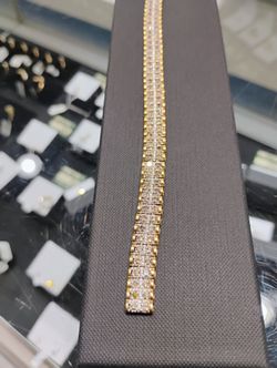 10k Diamond Tennis Bracelet 