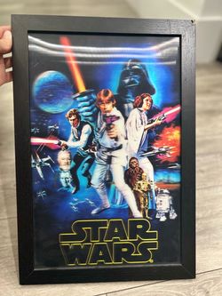 3D Stars Wars Picture Poster