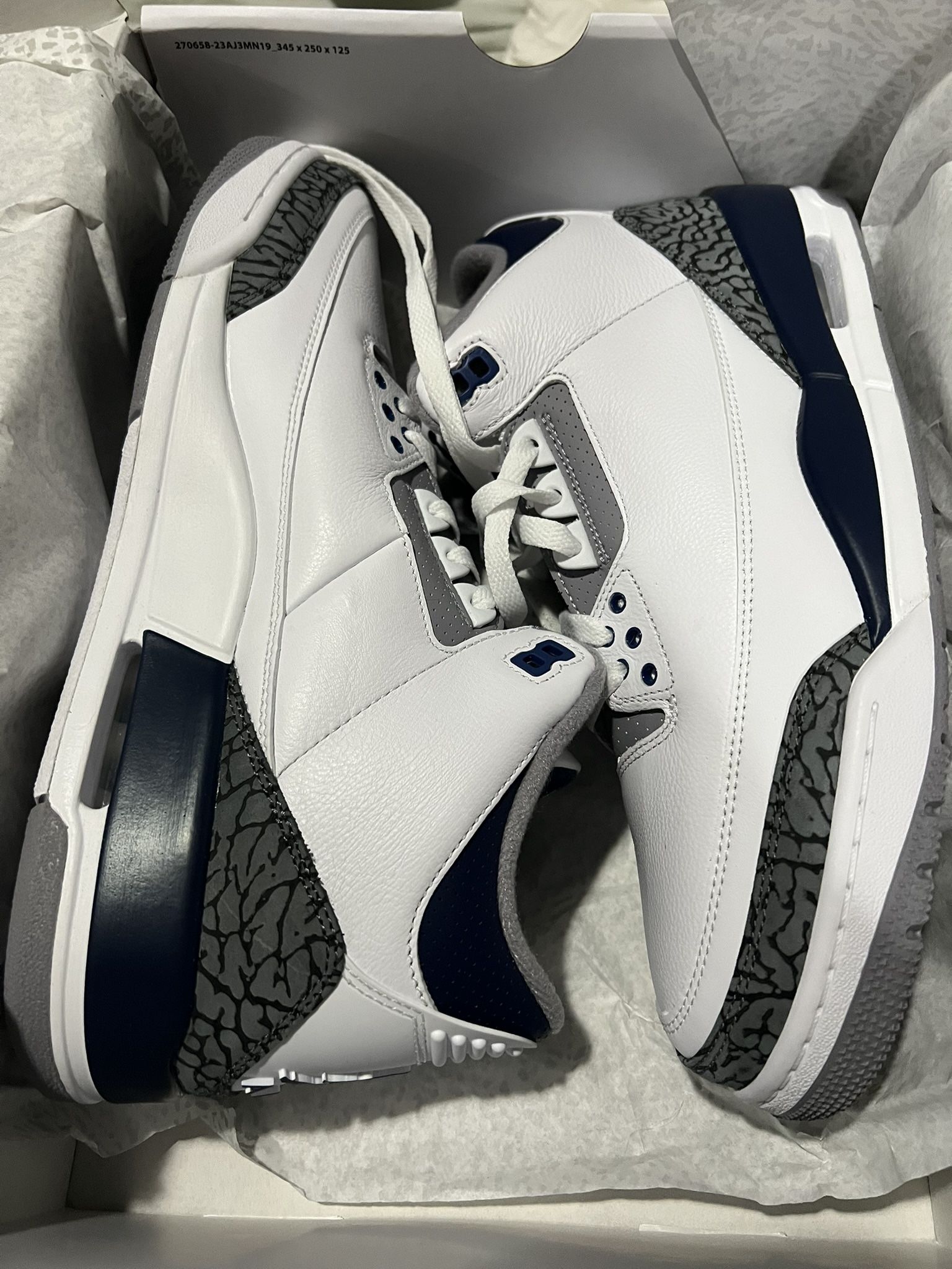 Jordan 3 Midnight Navy 