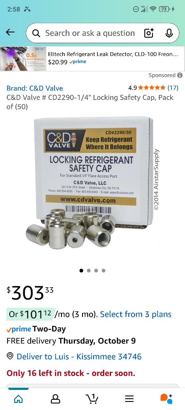 Locking Caps 
