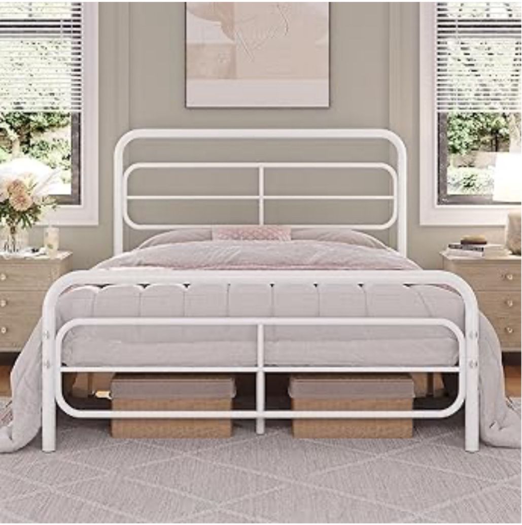 Queen Bed Frame With Mattress