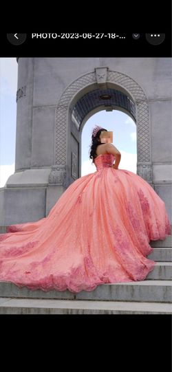 Ragazza coral 15 dress