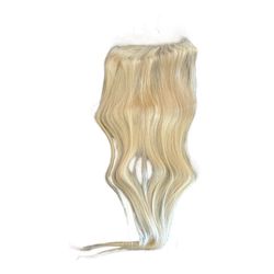 new BEEOS Hair 6x6 HD Lace Closure Only. This is 100% premium Ultimate Brazilian Virgin Human Hair in a stunning #613 Honey/Platinum Blonde