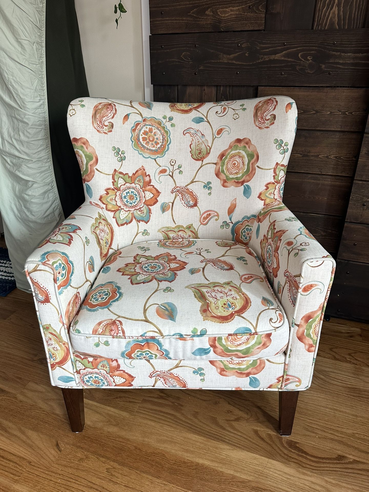 Colette Nailhead Wingback Wide Armchair