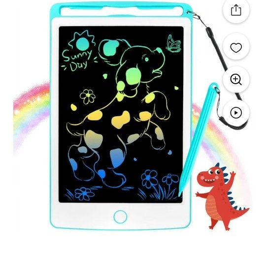 New LCD Kids Drawing Tablet - Blue