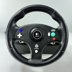 Logitech Speed Force Nintendo GameCube Wired Racing Wheel Only E-X4A10 Tested