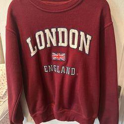 Red Burgundy London Sweatshirt 